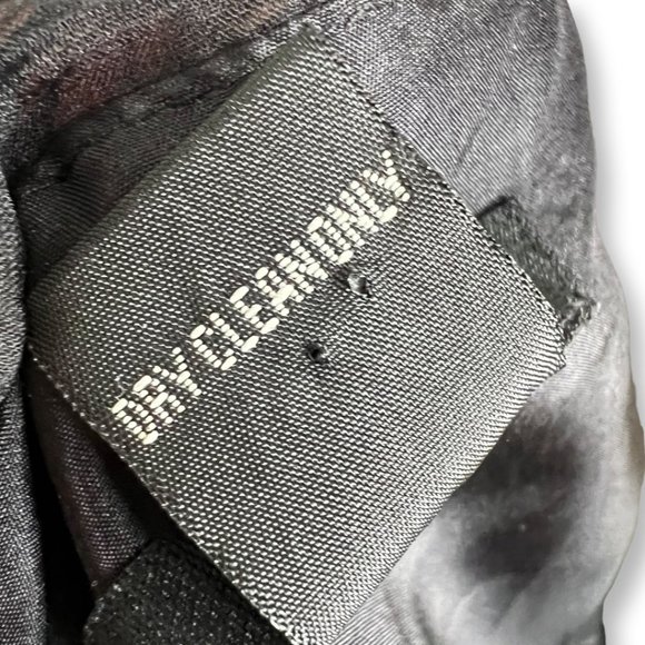 [[ SAJA ]] Elegant, Layered Drape Black Silk Maxi Dress :: 8 - Picture 14 of 15